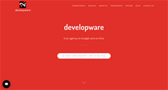 Desktop Screenshot of developware.com