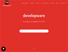 Tablet Screenshot of developware.com